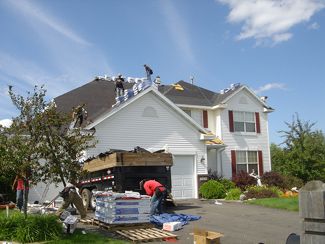 asphalt roof replacement